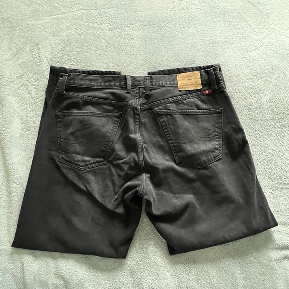 *LIKE NEW*. Lucky Brand 221 Original Straight Black Jeans - Picture 4 of 8